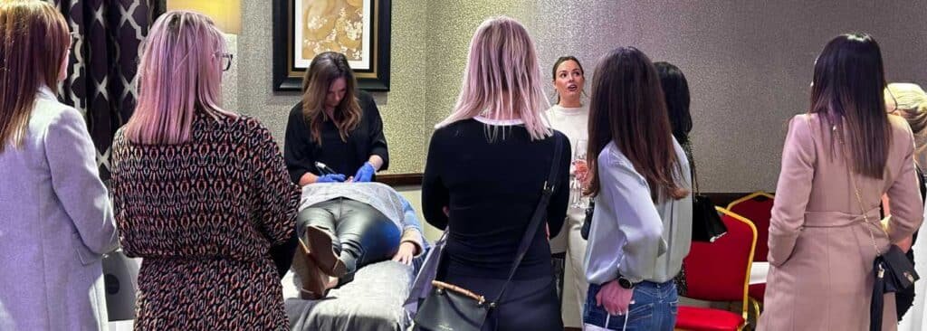 Dr. Lauren celebrates the launch of her Hydrafacial services at Parklands Hotel & Country Club in Newton Mearns, Glasgow