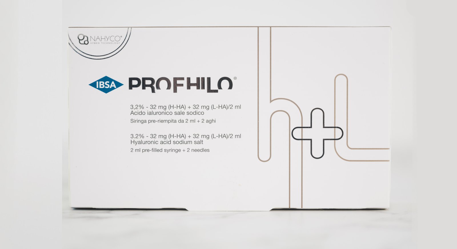 A box of Profhilo filler treatment.
