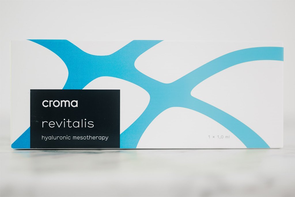A box of Croma Revitalis skin booster treatment.