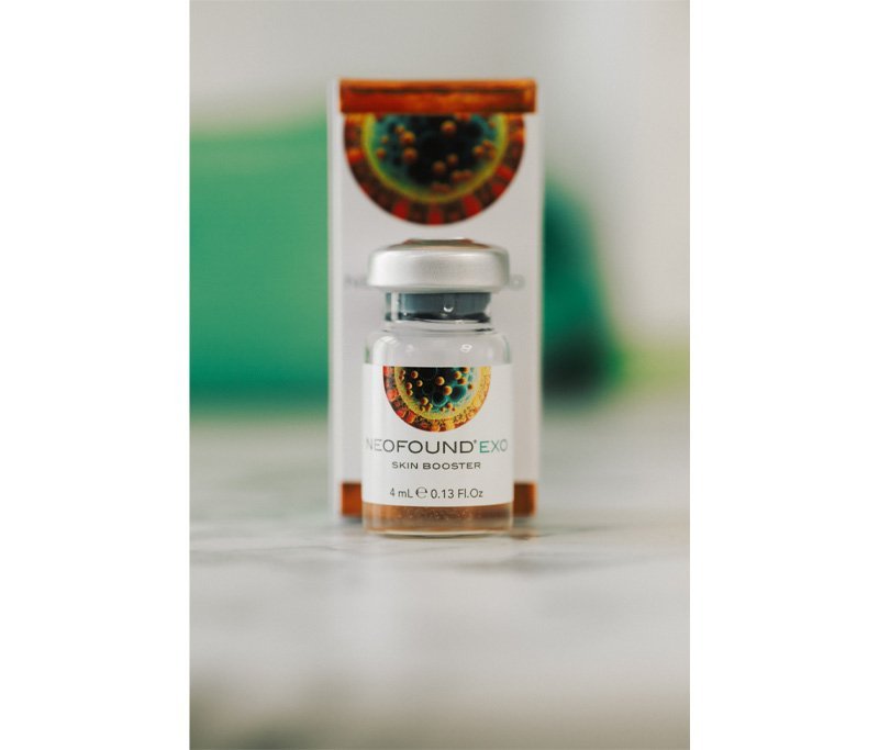 A vial of skin booster Neofound.